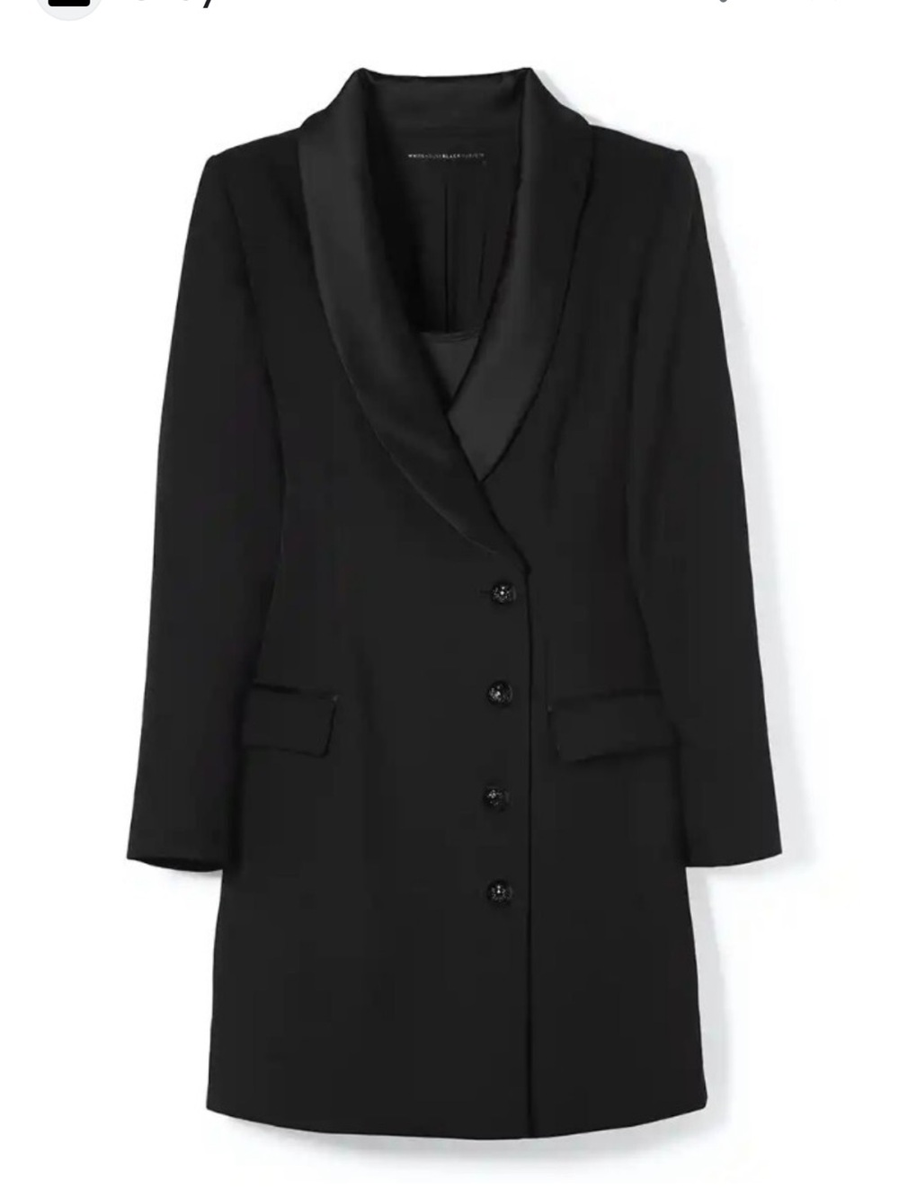White House Black Market Long-Sleeve Blazer Dress Size 16 / XL